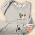 Personalized Cartoon Couple With Pets Sweater - Anniversary/Christmas/Valentine's Day Gift Idea For Couple/Him/Her