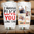 Personalized Couple Photo Tumbler - Gift Idea For Him/Her/Couple/Valentine's Day - Upload Photo - I Love You