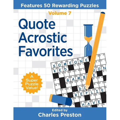 Quote Acrostic Favorites: Features 50 Rewarding Puzzles - Paperback