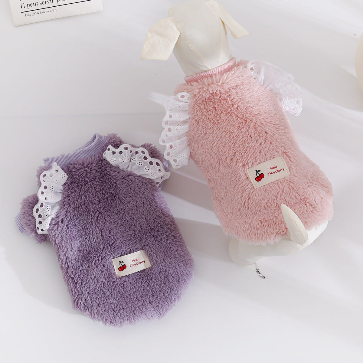 AutumnWinter Double-Faced Fleece Vest Warm Pet Clothes