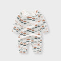 Light And Soft Bamboo Fiber Baby Jumpsuit Floral Animal Cute Print Spring Autumn Newborn Clothes Unisex Long Sleeve Baby Rompers For Boys Girls