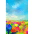Watercolor Garden: Discreet Internet Password Log Book. Large Print - Paperback