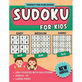 Sudoku for Kids: Beginner Sudoku Puzzle Book for Children with 4x4, 6x6, 9x9 Grids Levels - Easy, Medium, Hard For Ages 6-12 Large Print New Arrival - Paperback