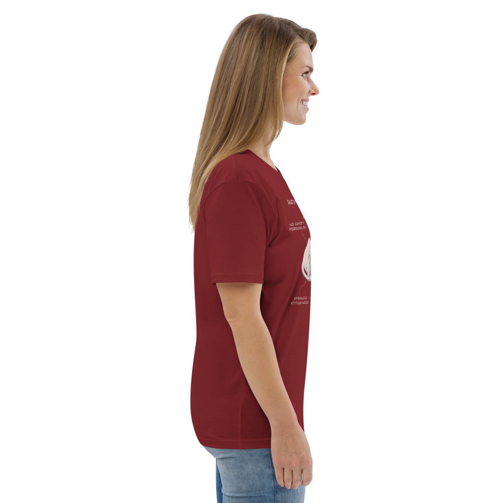 "ANATOMY OF A SPHYNX" UNISEX ORGANIC TEE