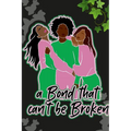 Notebook: Pink Green Ivy Designer College Ruled Lined Blank Notebook Journal Notepad, Sisterhood Paraphernalia; Alpha Kappa Alpha Themed; AKA themed - Paperback