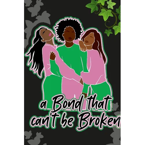 Notebook: Pink Green Ivy Designer College Ruled Lined Blank Notebook Journal Notepad, Sisterhood Paraphernalia; Alpha Kappa Alpha Themed; AKA themed - Paperback